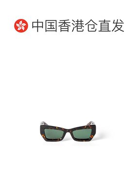 1h可退 香港直邮Off-white 女士 灰白色矩形框太陽眼鏡 OERI137AU