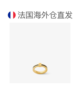 1h可退 欧洲直邮FENDI（芬迪）Fendi Forever戒指 - 金色和黑色金