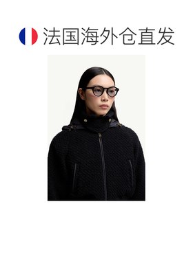 自营欧洲直邮MONCLER盟可睐 Ember男女同款黑色醋酸纤维圆形太阳