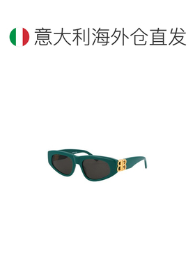 1h可退 欧洲直邮BALENCIAGA 女士眼镜 BB0095S005 SS2025 绿色 BB