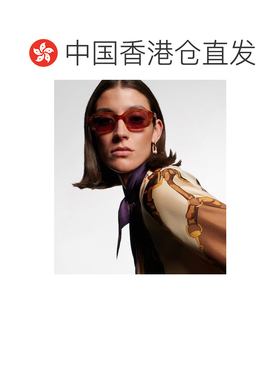1h可退 香港直邮Gucci 古驰 女士 Signoria 矩形太阳眼镜