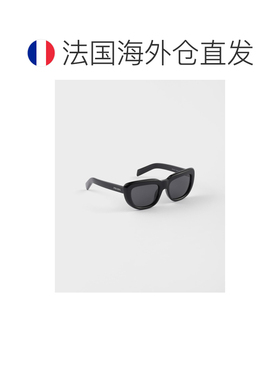 自营欧洲直邮PRADA普拉达 Shadowplay女士深灰色镜片醋酸纤维太阳