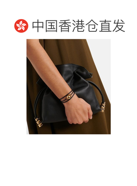 香港直邮LOEWE 罗意威 女士 荔枝纹皮革手链 black黑色 舒适时尚