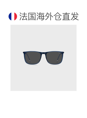 自营欧洲直邮HUGO BOSS雨果HUGO RED带徽标的蓝色太阳镜