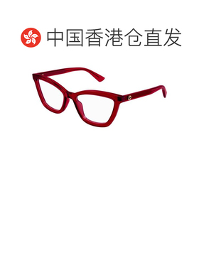 香港直邮GUCCI 女士眼镜 GG1686O009 CO 红色 全框平光镜