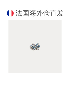 自营欧洲直邮Bonpoint小樱桃 女孩蓝色/花朵夹子有机棉发夹多色