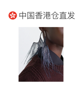 香港直邮Lemaire 羽毛耳环 JW0125FI0027耳坠配饰 【付后1h可退】