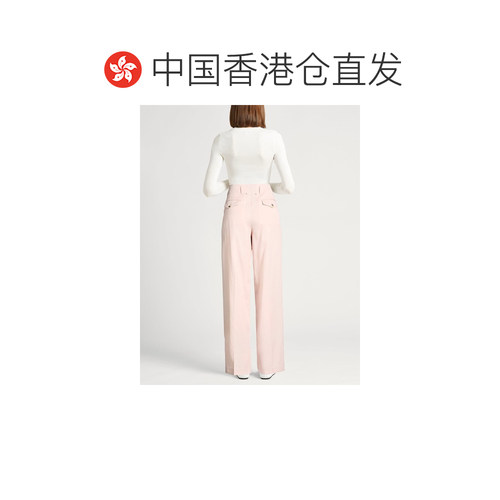 香港直邮GOLDEN GOOSE 女士 阔腿裤 PINK 粉色时【付后1h可退】 - 图1