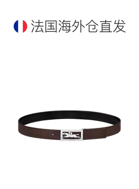 自营 Longchamp/珑骧 男士黑色皮革腰带【付后1h可退】皮带