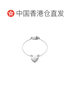 香港直邮GUCCI 女士手链手镯 YBA22351300119 AW2025 白色 徽标桃