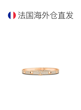 自营欧洲直邮LV路易威登 Empreinte中号款18K玫瑰金钻石手镯男女