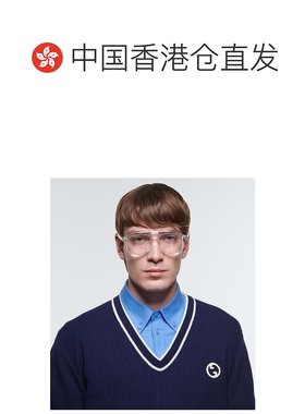 香港直邮Gucci 古驰 男士 飞行员眼镜 000919 white白色 舒适时尚