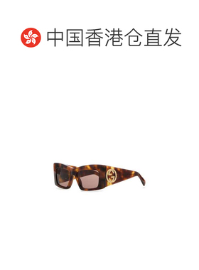 香港直邮GUCCI 女士太阳镜 819535J07402750 SS2025 棕色 Sunglas