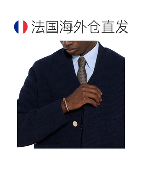 自营欧洲直邮GUCCI古驰 GG棕色皮革双圈手链男女通用配饰