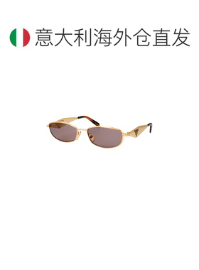 1h可退 欧洲直邮PRADA 女士太阳镜 0PRD51S5AK20I SS2026 金色 Ey