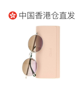 1h可退 香港直邮Chloe 蔻依 女士 Eyewear 椭圆框太阳镜 CH0326S0