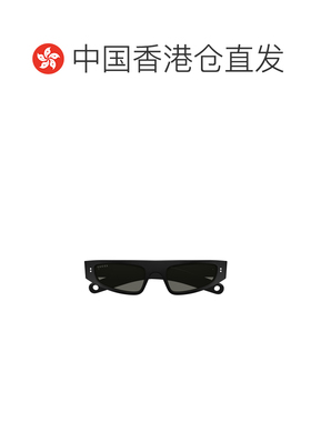 1h可退 香港直邮Gucci 古驰 女士 几何框太阳镜 GG1634S black黑