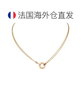 自营欧洲直邮CARTIER/卡地亚 经典LOVE系列 18K金玫瑰金镶嵌2颗钻