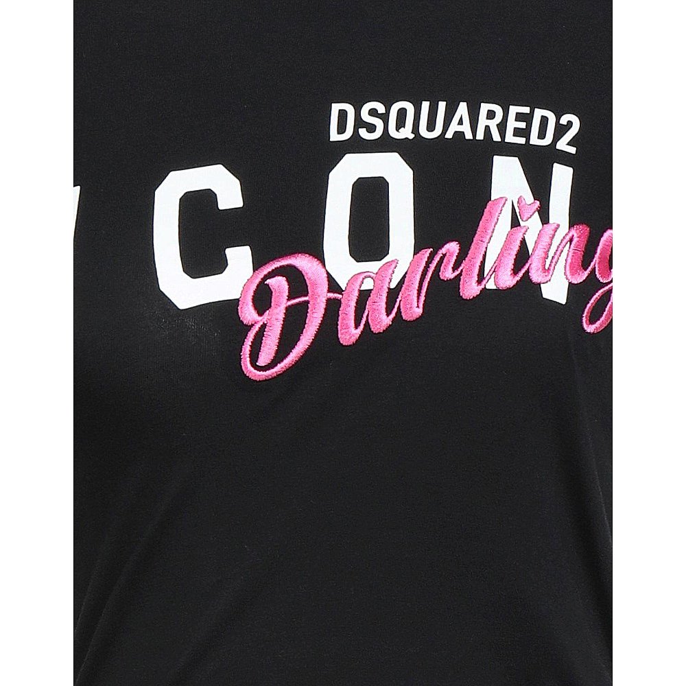 1h可退 香港直邮Dsquared2 二次方 女士 短款上衣 black黑色 舒适 - 图2