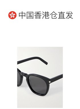 1h可退 香港直邮Saint Laurent 圣罗兰 男士 SL 28 D形框醋纤太阳