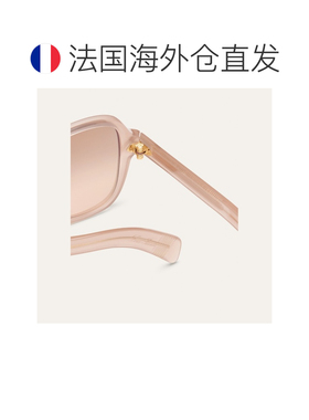 自营欧洲直邮Loro Piana 女士醋酸纤维太阳镜眼镜淡粉色