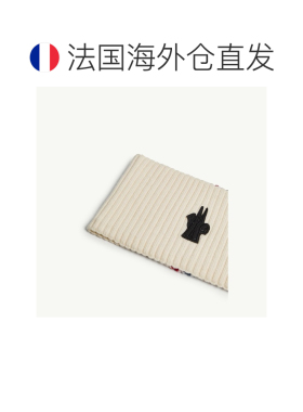 自营欧洲直邮MONCLER盟可睐 女士羊毛白色发带配饰头带