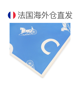 欧洲直邮自营 CELINE思琳 女士米白色/天蓝色丝质【付后1h可退】