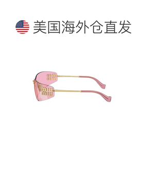 1h可退 美国直邮Miu Miu 缪缪 女士 矩形太阳眼镜 8056262885734