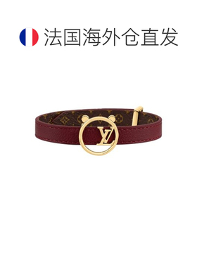 自营1h可退 欧洲直邮LV路易威登 Eclipse皮革手链时尚小众高级感