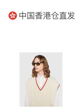 自营Gucci 黑色矩形框太阳镜 691381J0740古驰