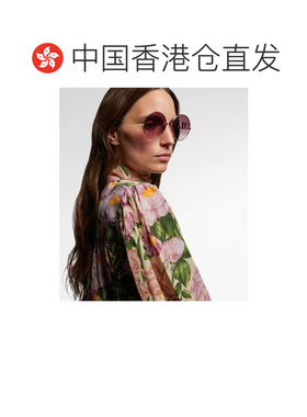 1h可退 香港直邮Chloe 蔻依 女士 标志性圆形太阳眼镜 metal金属