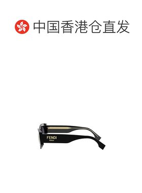 1h可退 香港直邮Fendi 芬迪 女士 Eyewear 橢圓形鏡框太陽眼鏡 FE