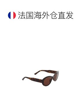 自营欧洲直邮Balenciaga巴黎世家 Flat Oval椭圆形太阳眼镜男女通