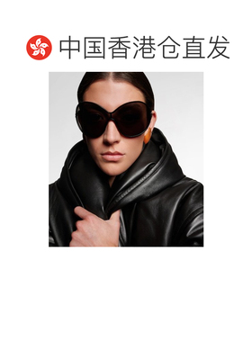 1h可退 香港直邮alaia 女士 Lettering 徽标大款太阳眼镜