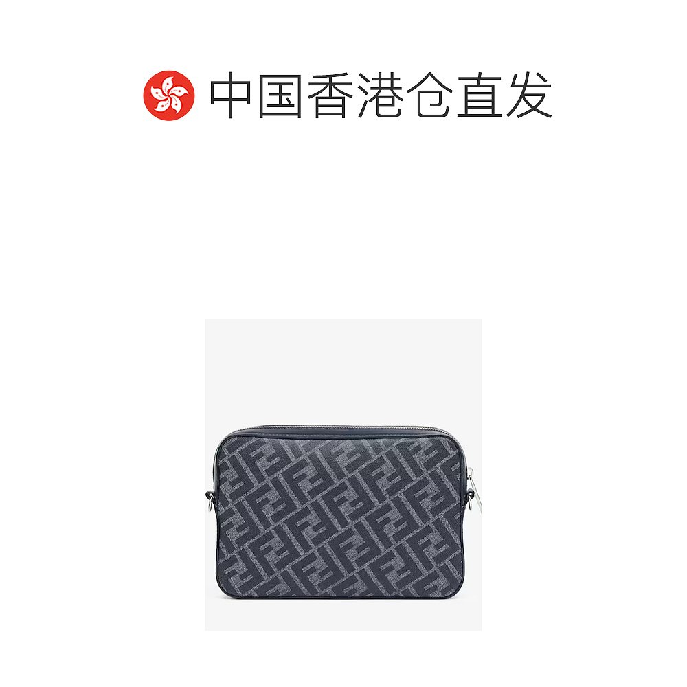 香港直邮Fendi芬迪男士 Diagonal拉链单肩包 7M0286ASIC相机包-图1