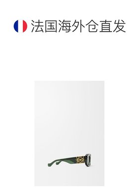 自营1h可退 欧洲直邮Loewe罗意威 Anagram系列女士深绿色醋酸纤维