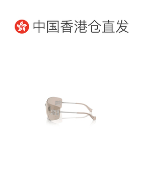 香港直邮Miu Miu 无框太阳镜 MU54YS缪缪方形户外驾驶配饰