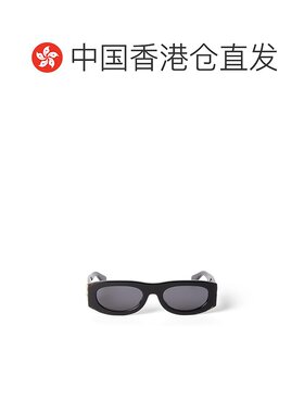 1h可退 香港直邮Off-white 女士 灰白色橢圓形鏡框太陽眼鏡 OERI1