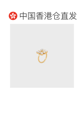 香港直邮CELINE 女士戒指 461GF6BRS35OR CO 金色 CELINE DAISY戒