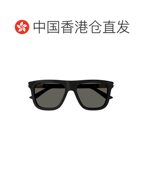 1h可退 香港直邮GUCCI 男士太阳镜 GG1502S001 SS2026 黑色 logo