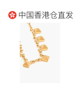 香港直邮valentino 华伦天奴 女士 铆钉18克拉镀金手链 W2J0P30ME