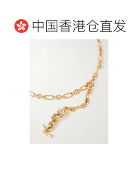 香港直邮Saint Laurent 圣罗兰 女士 Cassandre 镀金珐琅项链 A00