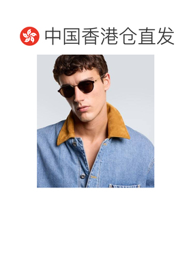 1h可退 香港直邮Bottega Veneta 葆蝶家 男士 细款三角圆形太阳眼