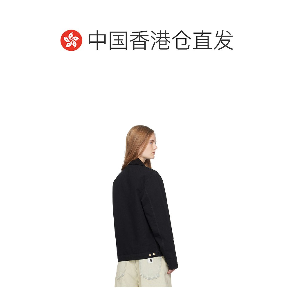 1h可退 香港直邮CARHARTT WIP 女士 黑色 Detroit 夹克 I03311200 - 图1