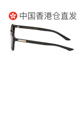1h可退 香港直邮Gucci 古驰 男士 黑色 Institutional Logo 太阳