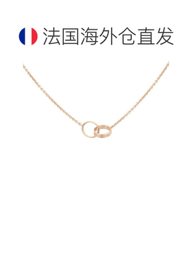 卡地亚欧洲玫瑰金项链