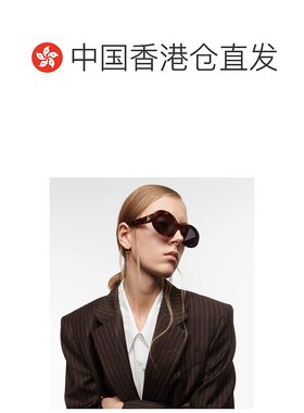 1h可退 香港直邮Celine 思琳 女士 Triomphe 01 椭圆形太阳眼镜