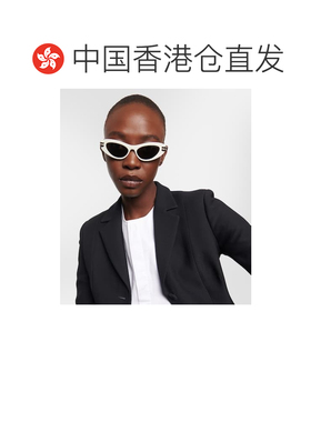 1h可退 香港直邮DIOR 迪奥 女士 C B1U 猫眼太阳眼镜 white白色