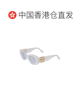 1h可退 香港直邮LOEWE 罗意威 女士 白色太阳眼镜 LW40175U49