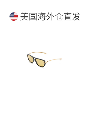美国直邮Bottega Veneta 葆蝶家 女士 黄色飞行员太阳眼镜